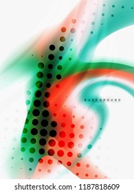 Background abstract color flow, liquid design, vector