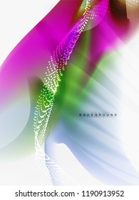 Background abstract color flow, liquid design, vector