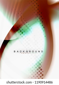 Flujo de color abstracto de fondo, diseño líquido, vector