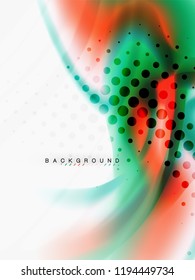 Background abstract color flow, liquid design, vector
