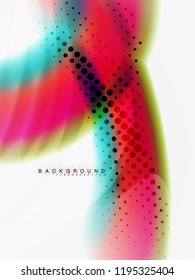 Background abstract color flow, liquid design, vector