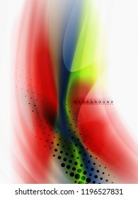 Background abstract color flow, liquid design, vector