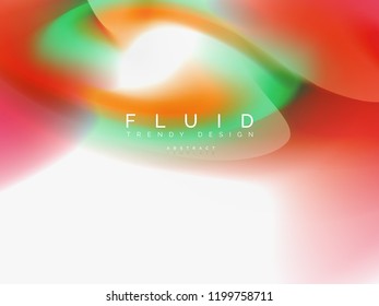 Background abstract color flow, liquid design, vector