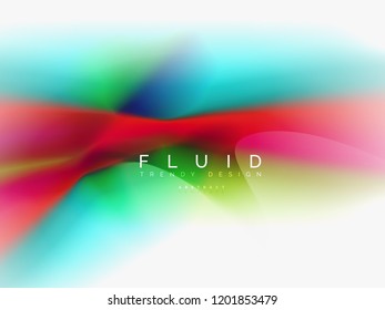 Abstrakter Hintergrundfarbfluss, flüssiger Aufbau, Vektorgrafik