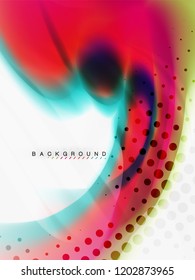 Background abstract color flow, liquid design, vector