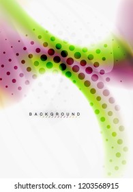 Background abstract color flow, liquid design, vector