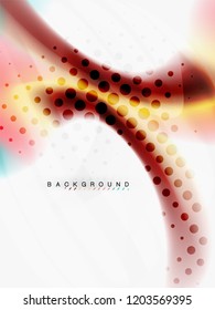 Background abstract color flow, liquid design, vector