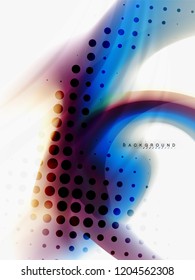 Background abstract color flow, liquid design, vector