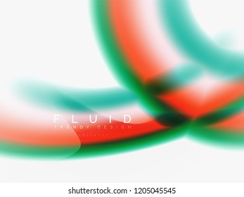Background abstract color flow, liquid design, vector