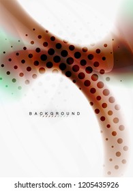 Background abstract color flow, liquid design, vector