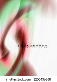 Flujo de color abstracto de fondo, diseño líquido, vector