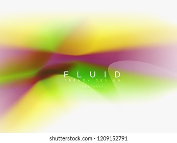 Background abstract color flow, liquid design, vector