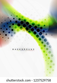 Background abstract color flow, liquid design, vector