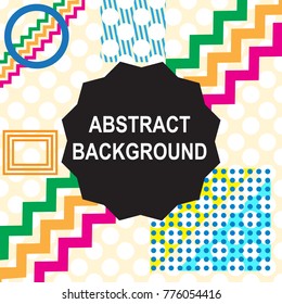 Background, abstract color geometrical pattern