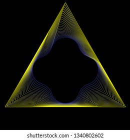 Background abstract with color gradient line art style