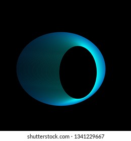 Background abstract with color gradient line art style