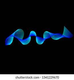 Background abstract with color gradient line art style