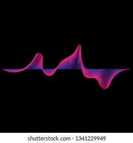 Background abstract with color gradient line art style