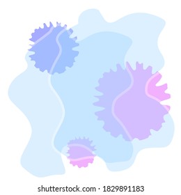 Background abstract color. Vector trend design.