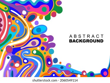 
fondo, ilustración abstracta de patrones de círculo colorido
