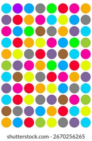 Background, abstract colorful circle shape