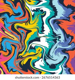 Background abstract colorful liquid fluid shape. swirl color banner art
