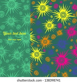 background with abstract colorful shapes