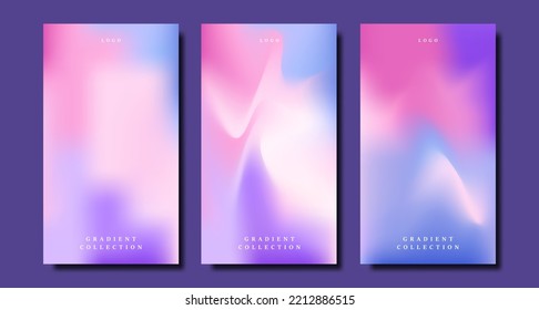 Background abstract colorful for social media stories template