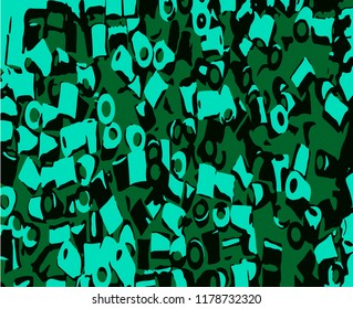 background with an abstract colorful turquoise pattern in grunge style