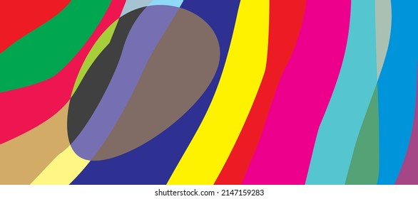Resumen de fondo con ilustraciones vectoriales coloridas