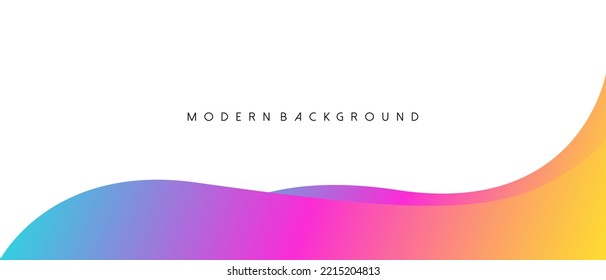 Background with abstract colorful waves