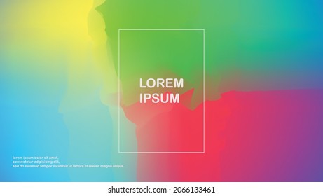 Background abstract, colorfull gradient absract, modern background design with trendy and vivid vibrant color