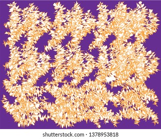 background of abstract complicated hairy lines