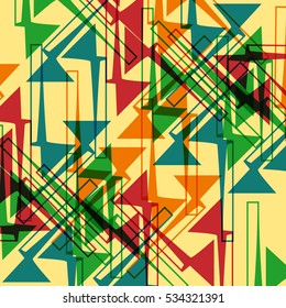 Background with abstract composition