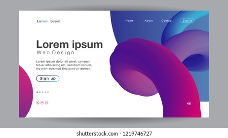 Background abstract curve line for Homepage. Vector Illustration EPS10.