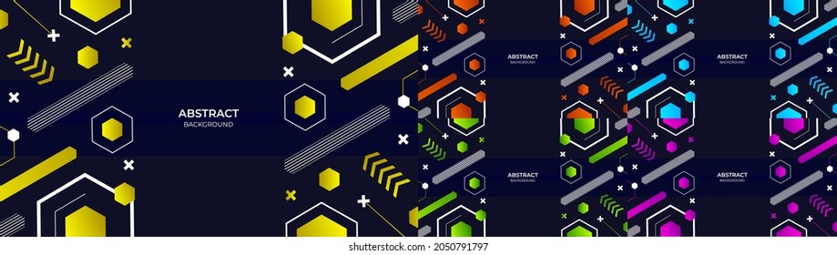 Background abstract decorative design in abstract style with colorful object 