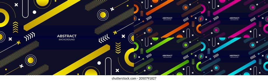 Background abstract decorative design in abstract style with colorful object 
