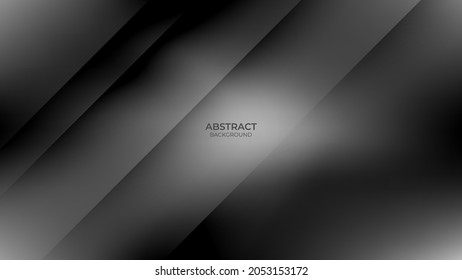 Diseño decorativo abstracto de fondo en estilo abstracto con línea en blanco y negro