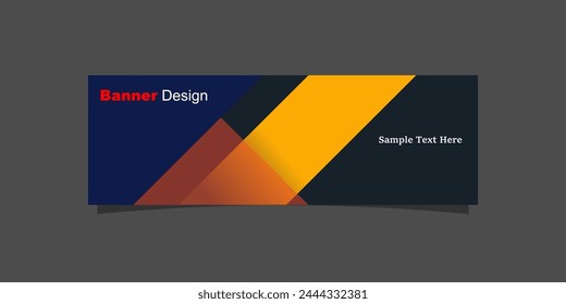 Background with abstract design for banner