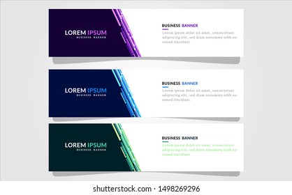 Background abstract design banner web template. Geometric style