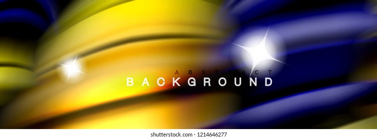 Diseño abstracto de fondo, mezcla de ondas de color líquido en negro, ilustración vectorial