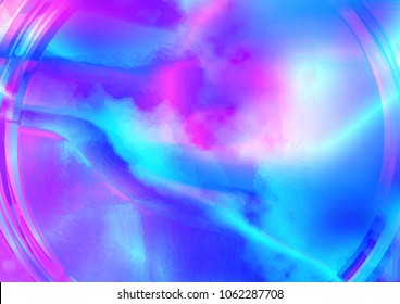 Background abstract for design with gradient. Rotating circle violet and blue. Multicolor templates for poster, banners, flyers. Vector illustration. Creative geometric background.