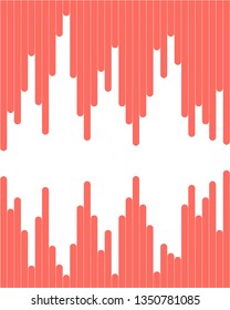 background abstract design made of Living Coral 2019 color. Color of year 2019 backdrop Living Coral concept.