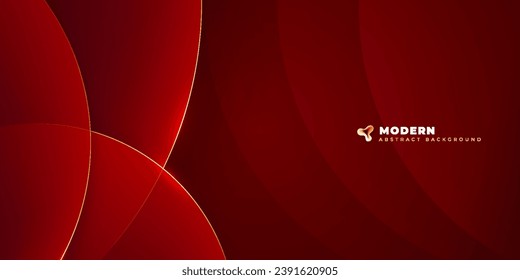 Background Abstract Design with Orange and Red Color Circle Shapes Fluid Gradient Background Shapes Composition Futuristic Design Posters. Abstract vector illustration.