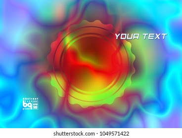 Background abstract for design. Place for your text. Blue templates for poster, banners, flyers. Vector illustration. Conceptual design