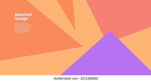 background abstract design presentation layout orange purple