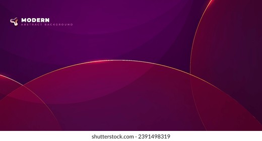 Background Abstract Design with Purple and Red Color Circle Shapes Fluid Gradient Background Shapes Composition Futuristic Design Posters. Abstract vector illustration.