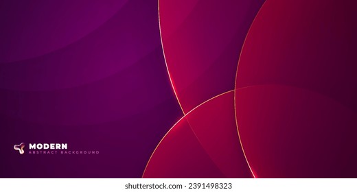 Background Abstract Design with Purple and Red Color Circle Shapes Fluid Gradient Background Shapes Composition Futuristic Design Posters. Abstract vector illustration.