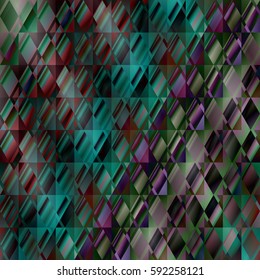 Background abstract for design. Vector illustration. Colorful mosaic banner. Pattern seamless geometric with decorative elements. Print on textile.