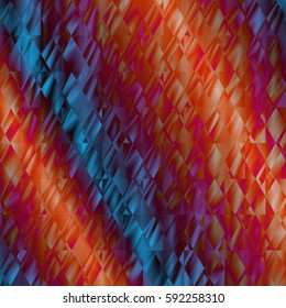 Background abstract for design. Vector illustration. Colorful mosaic banner. Pattern seamless geometric with decorative elements. Print on textile.